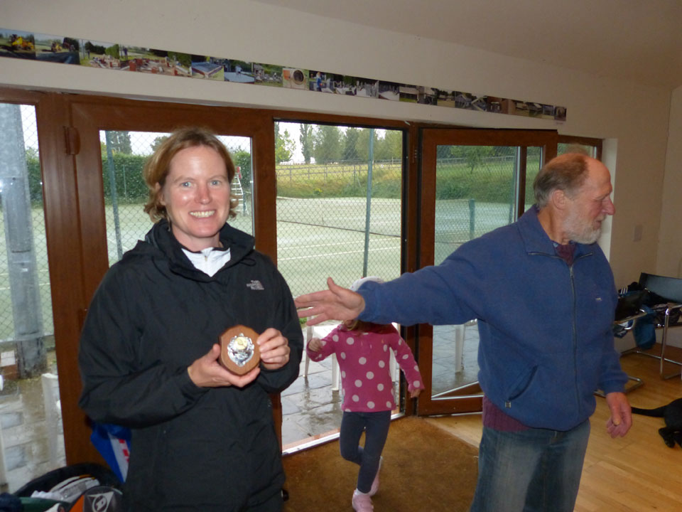Ladies Singles Champion Carolyn Haynes