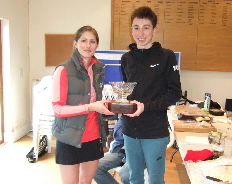 Mixed Doubles Champions Portia Wallis and Callum Forsyth