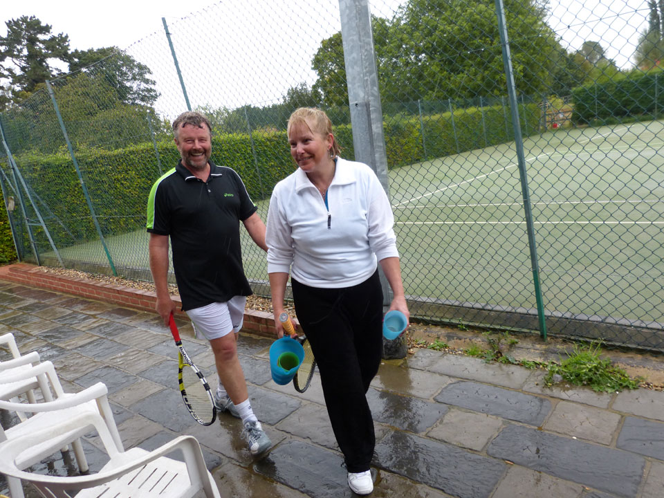 It could have been dryer - Darren Mclagan and Karen Sweeney