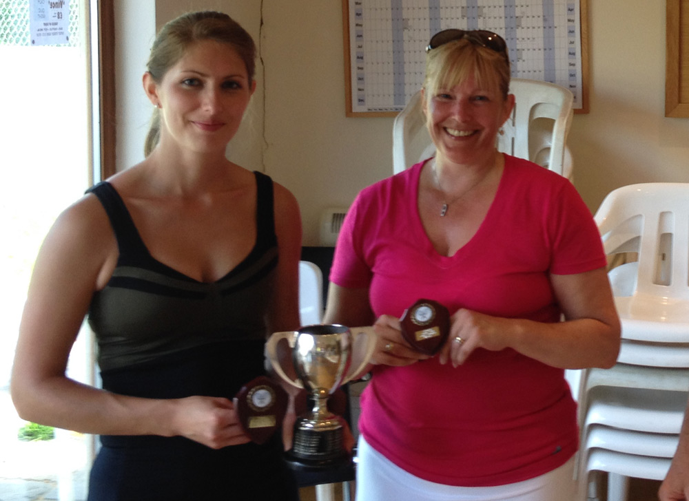 Ladies Doubles Champions Portia Walli and Karen Sweeney