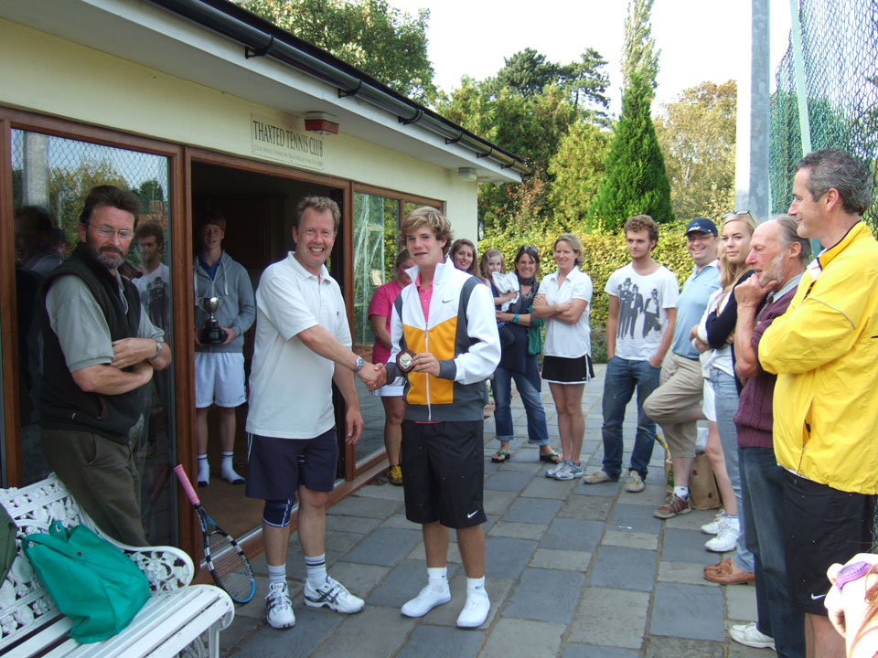 Mens Singles Champion Will Cowell 